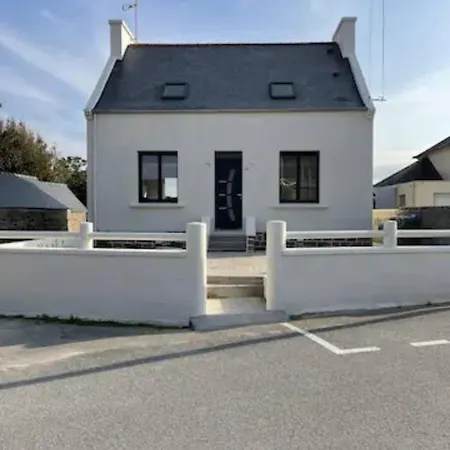 Ty Glas Charmante Maison 200 M De La Plage Ploudalmézeau Exterior foto